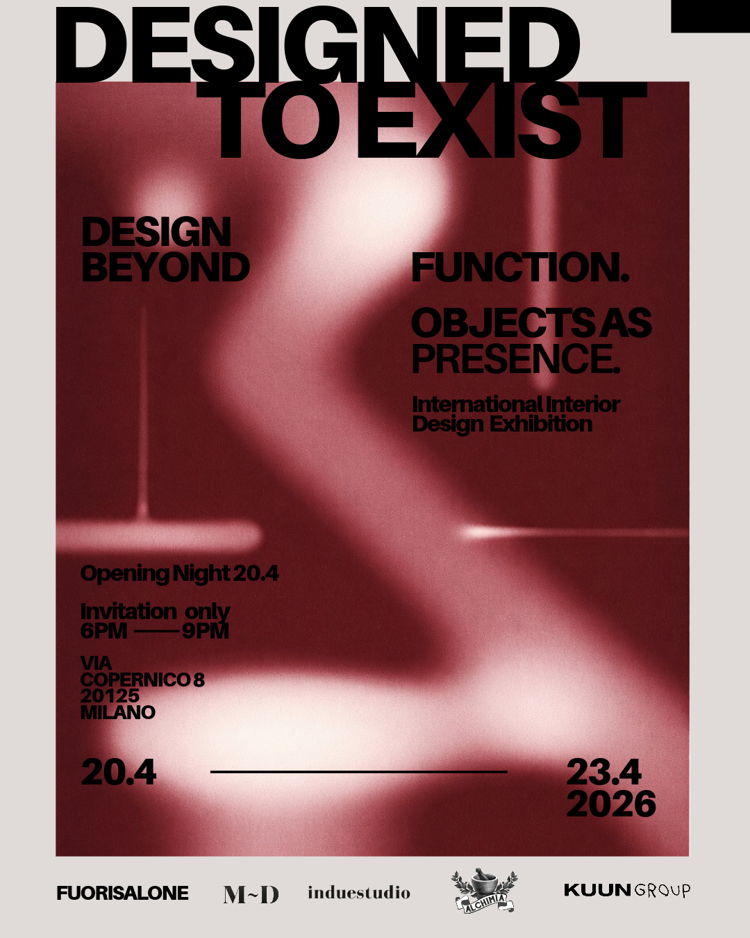 Designed to Exist: An International Interior Design Exhibition during Fuorisalone 2026